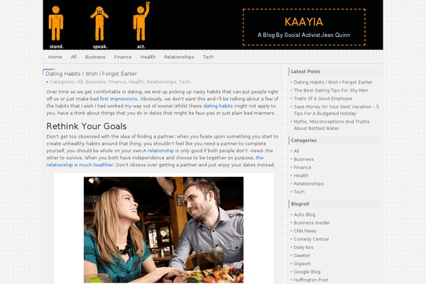 Dot-B theme site design template sample