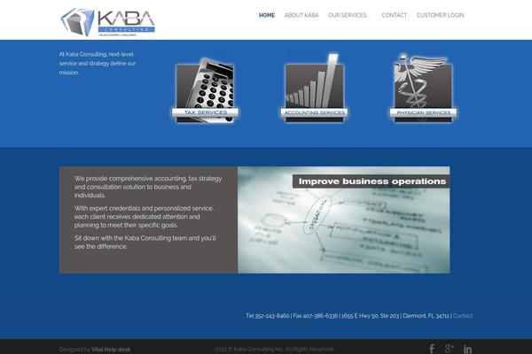 kabaconsulting.com site used Divi