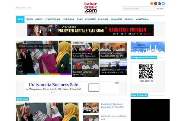 Optimumag theme site design template sample