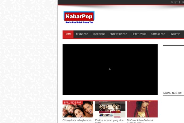 Jarida theme site design template sample