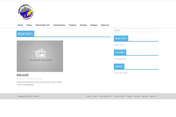 Verge theme site design template sample