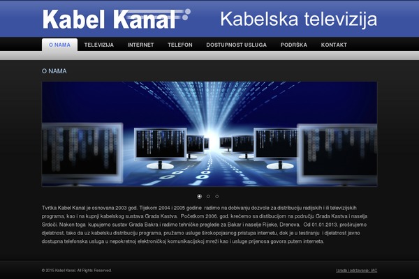 kabel-kanal.hr site used Black Aperture