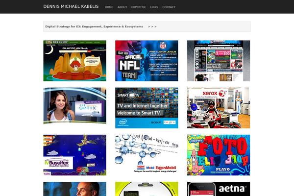 Mixfolio theme site design template sample