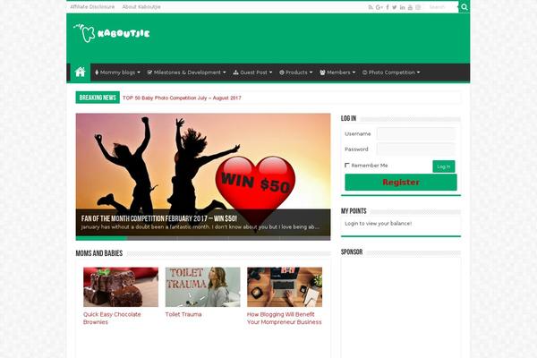 Sahifa theme site design template sample