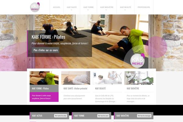 Fit Wp theme site design template sample