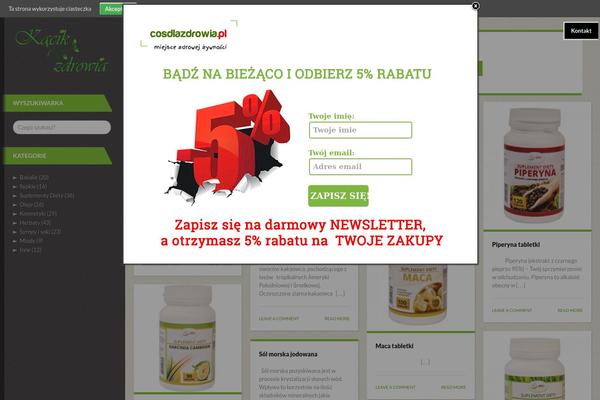 Nautilus theme site design template sample
