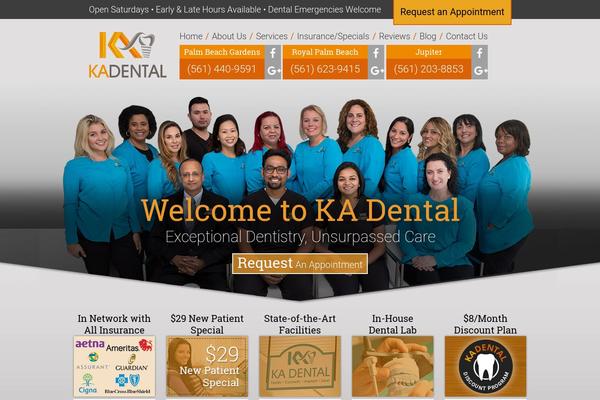 Dental theme site design template sample