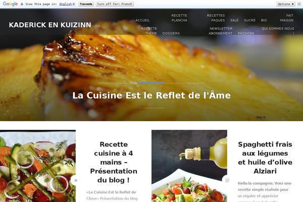 Foodica theme site design template sample