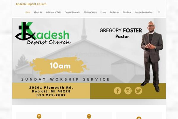 kadeshbaptistchurch.org site used Lato