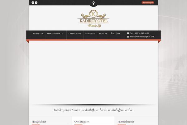 Hotel theme site design template sample