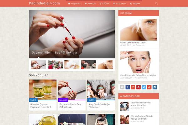 MagXP theme theme site design template sample