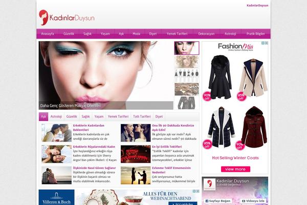 Safirblog theme site design template sample