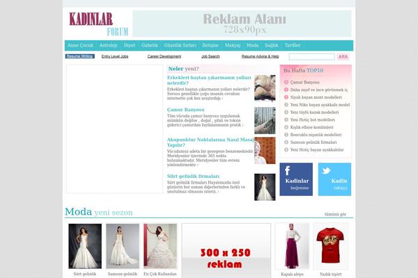 Kadin theme site design template sample