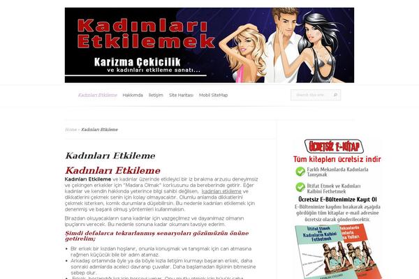 Evolution theme site design template sample