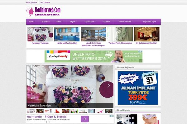 Webportal v2 theme site design template sample