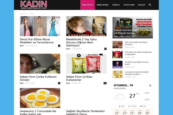 kadinliyorum.com site used Newspaper2