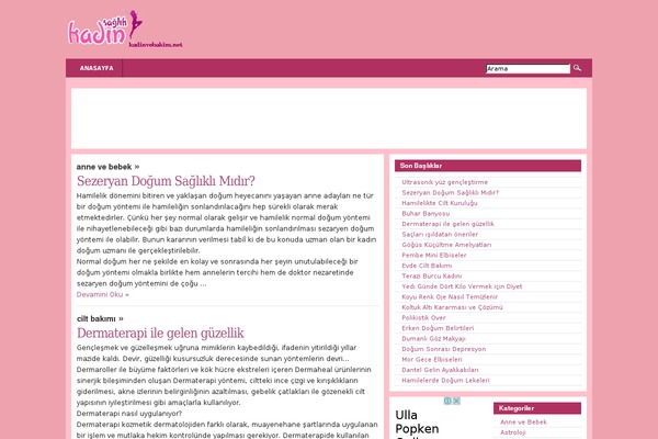 kadinvebakim.net site used Kadin