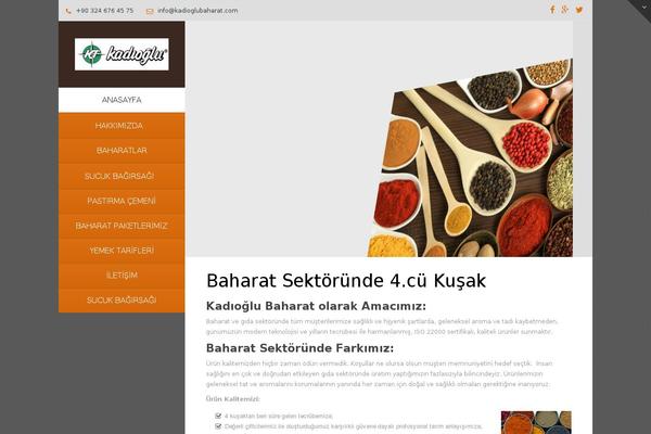 Vertikal theme site design template sample