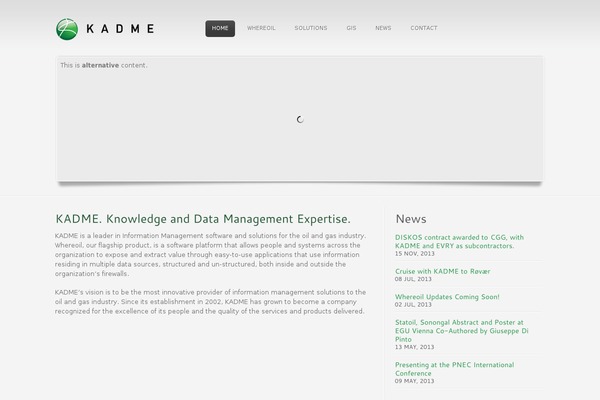 kadme.com site used Colorwave