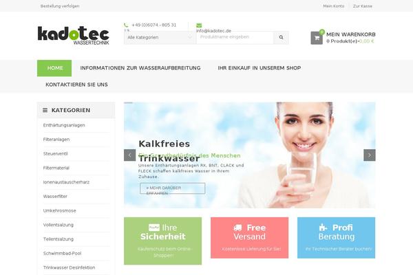 kadotec.de site used Unicase