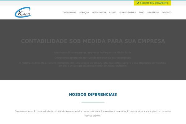 Fizz theme site design template sample