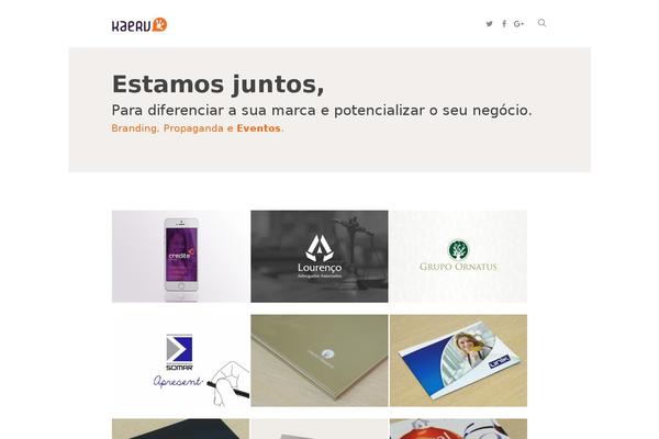 Crush theme site design template sample