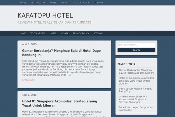 Modern Estate theme site design template sample