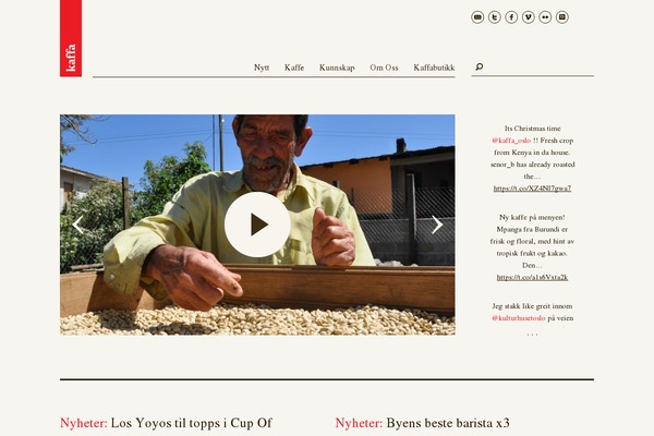 kaffa.no site used Kaffa