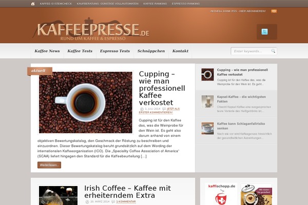 Headlines theme site design template sample