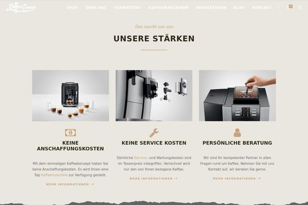 Baristawp theme site design template sample