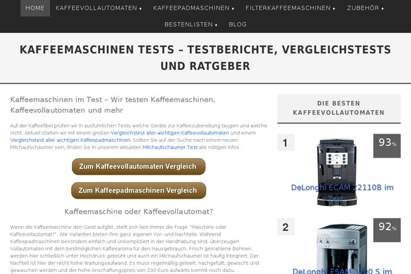 Valenti Child theme site design template sample