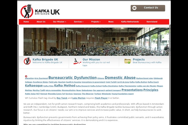 kafkabrigade.org.uk site used Clearity