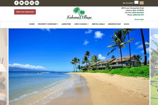 kahanavillage.com site used Kahana-village-theme