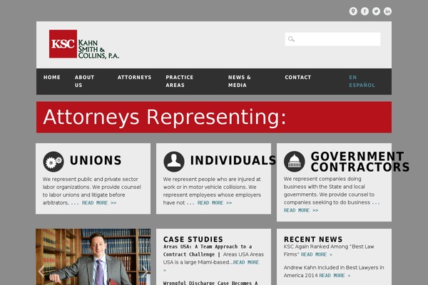 WP Barrister theme site design template sample