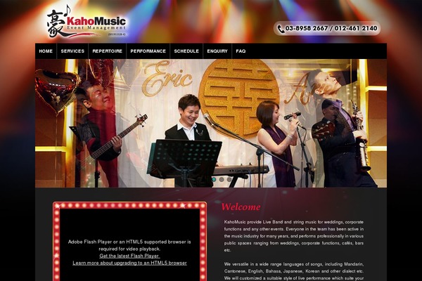 Funki theme site design template sample
