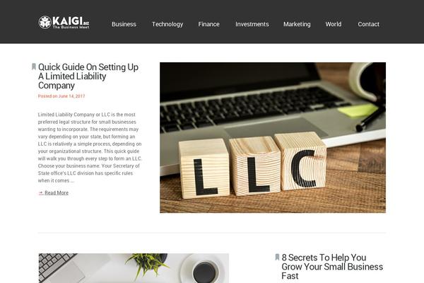 Kodax theme site design template sample