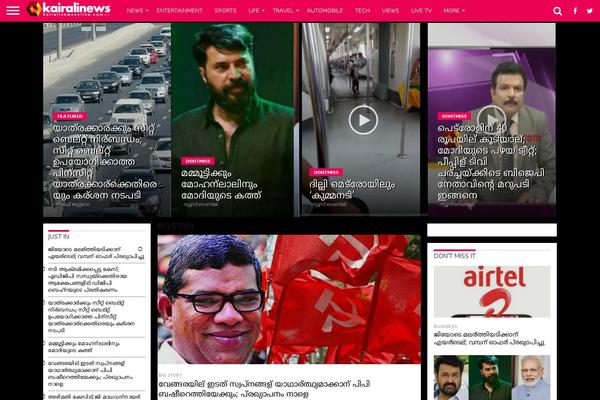 Site using jQuery Vertical Scroller plugin