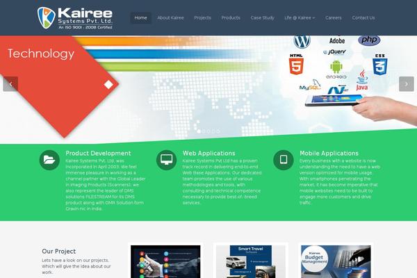 Site using wordpress responsive thumbnail slider plugin