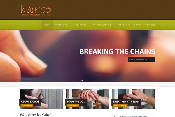 kairos.org.au site used Churchope