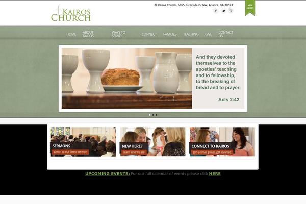 Churchope theme site design template sample