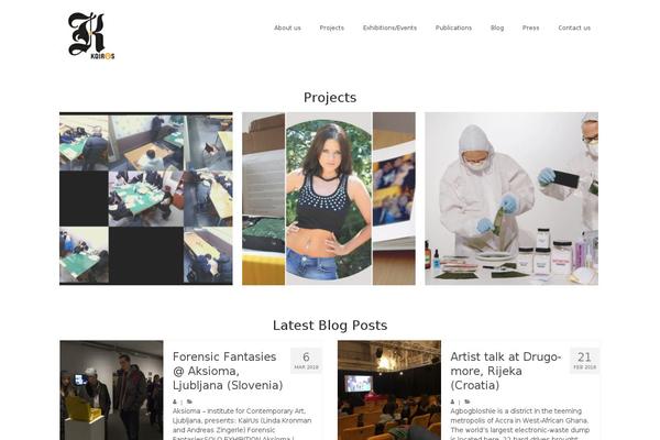 Virtue theme site design template sample