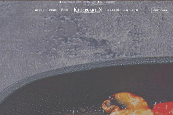 Cinnamon-restaurant theme site design template sample