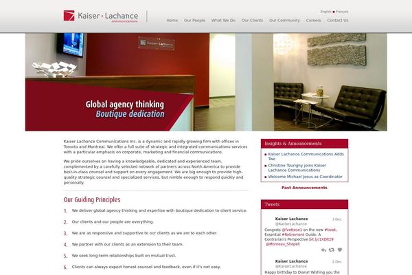 kaiserlachance.com site used Klc