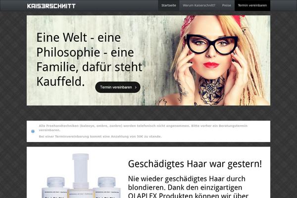 Equinox theme site design template sample