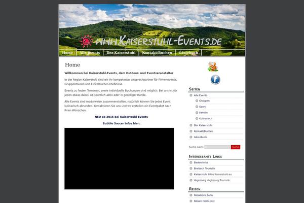 Patagonia theme site design template sample