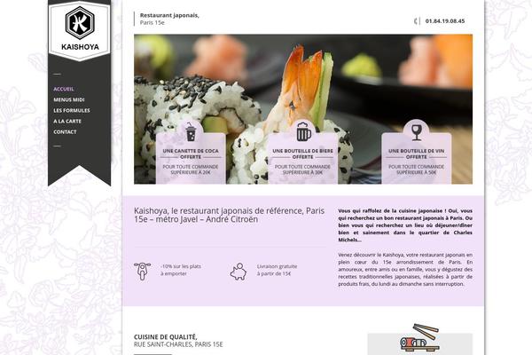 Site using Easing Slider plugin