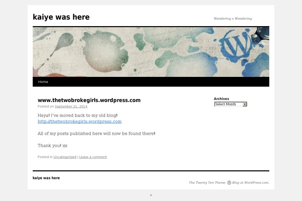 Charlotte theme site design template sample