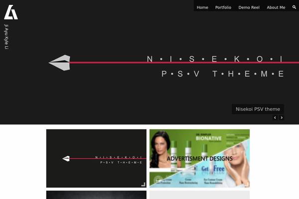 Snapshot theme site design template sample