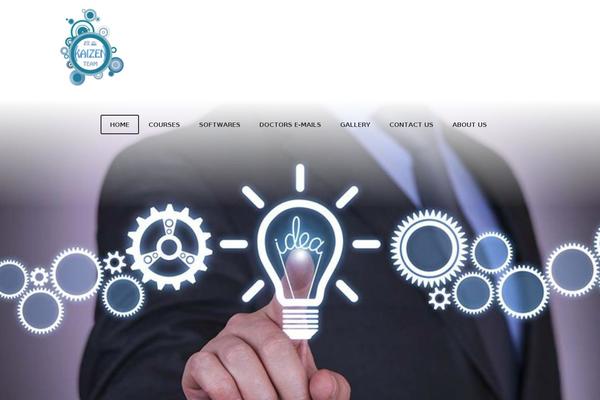 LMS theme site design template sample