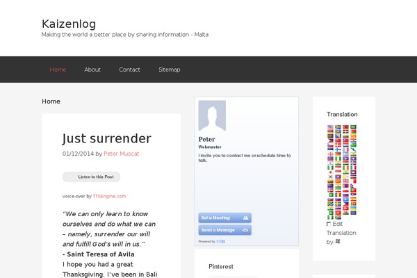 Fluid theme site design template sample